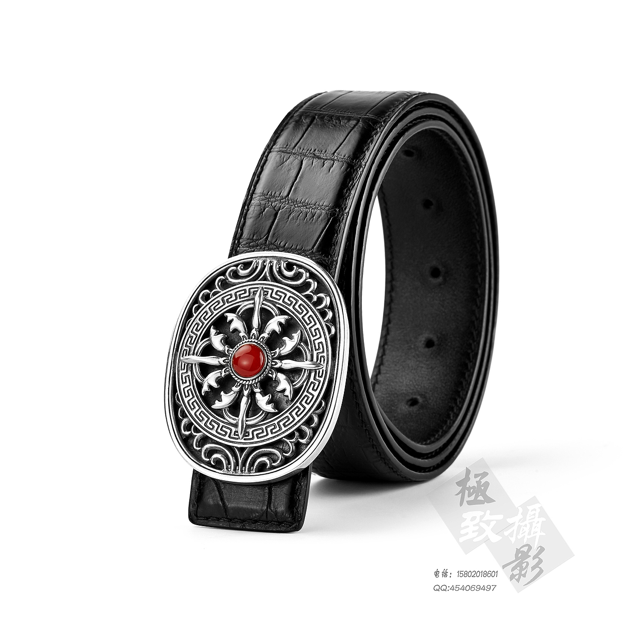 鳄鱼皮男士皮带白底场景拍摄精修案例（图ZMTUyMDE2MTQ0） - 产品摄影 - 站酷设计师极致映像原创素材 - 站酷ZCOOL