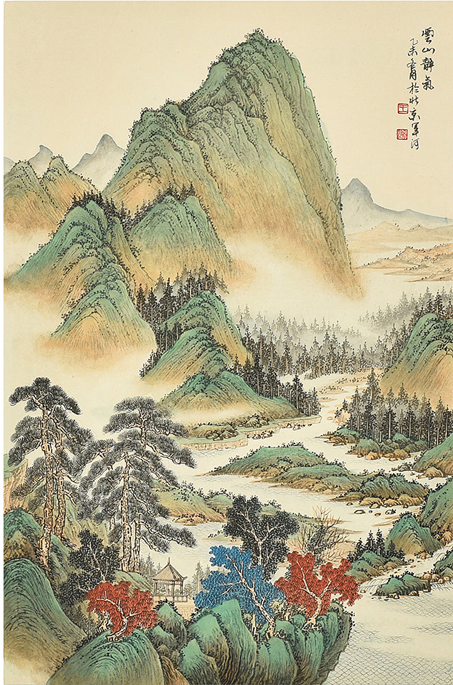 当代工笔山水名家王军河作品欣赏（图ZMjA1NTUwMDA4） - 绘画 - 站酷设计师水为邻原创素材 - 站酷ZCOOL