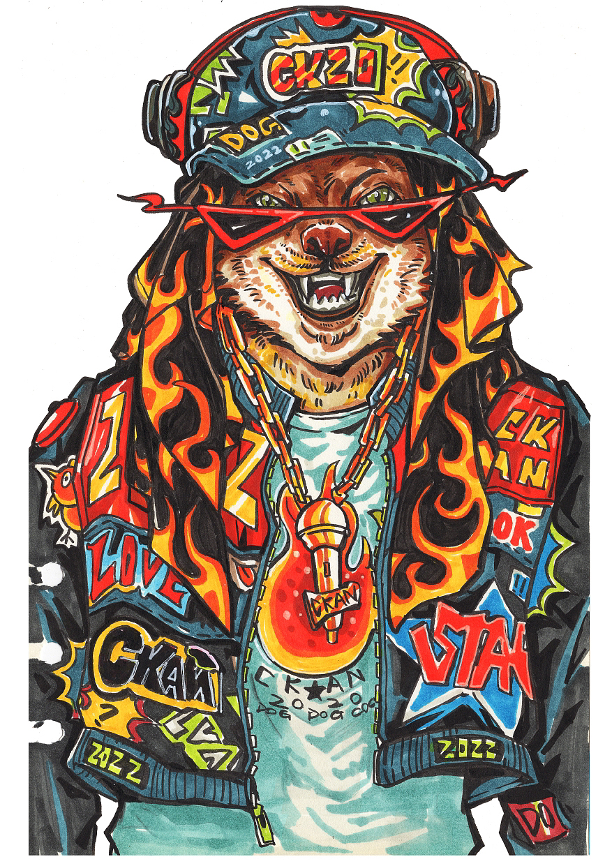 2022年动物系列插画