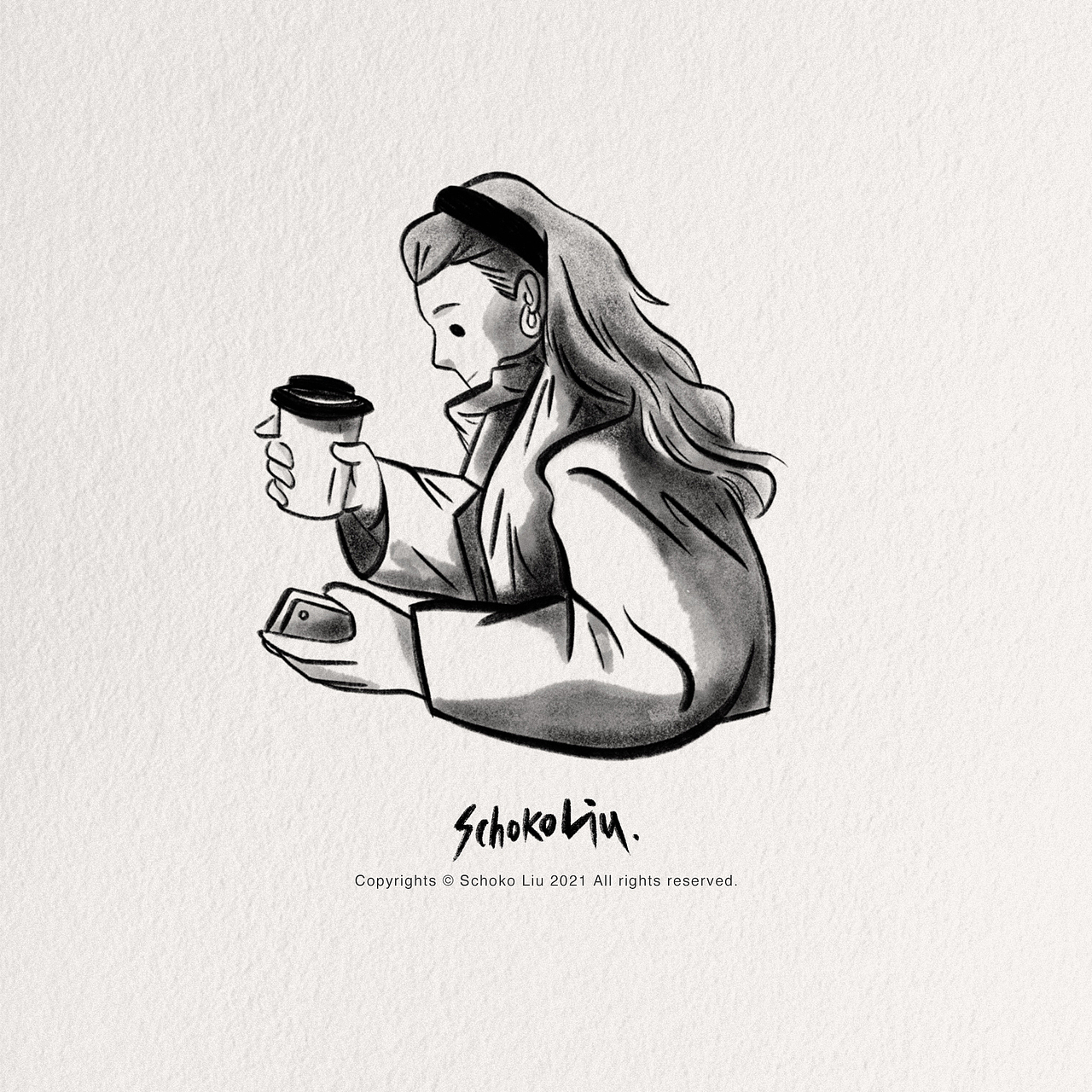 人物插画/ 速写练习（图ZMjc1MTU0NjY4） - 儿童插画 - 站酷设计师大猩SchokoLiu原创素材 - 站酷ZCOOL