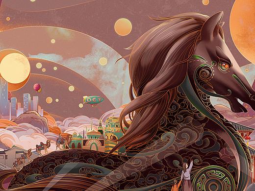 华侨城提案插画（个人主页-ZNTYzMDU5MjQ=） - 商业插画 - 站酷设计师李知了了了原创素材 - 站酷ZCOOL