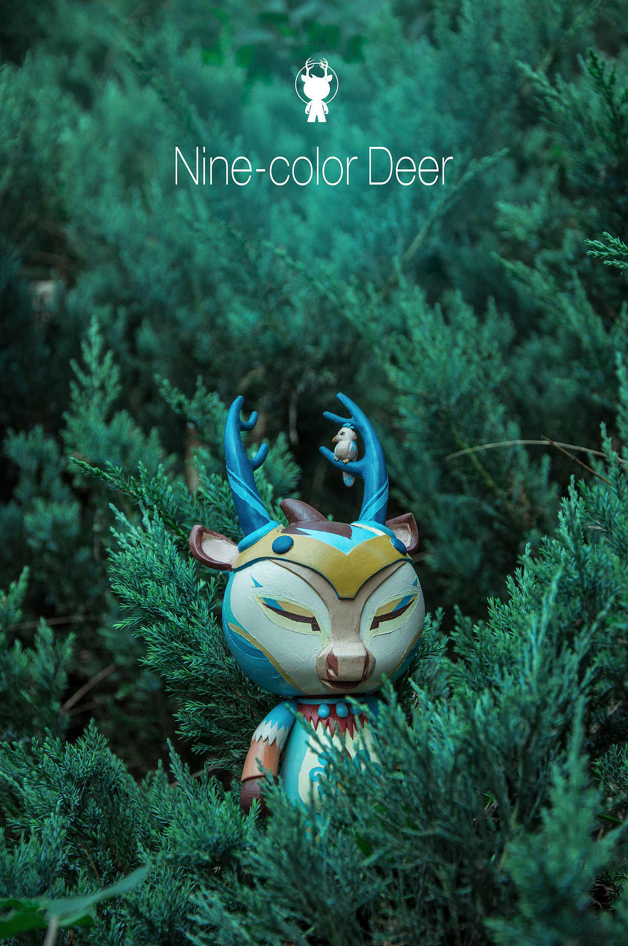 九色神鹿（图ZMTY5OTQ2ODQ=） - 图案 - 站酷设计师fchengfcheng原创素材 - 站酷ZCOOL