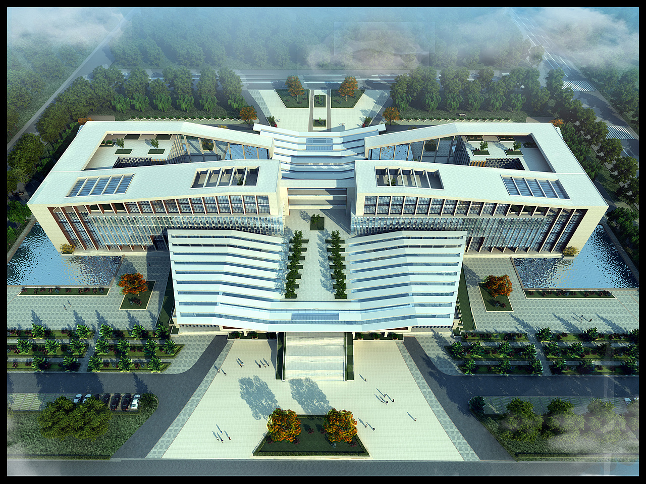 便民服务中心|空间|建筑设计|凑凑凑着玩heyp - 原创作品 - 站酷