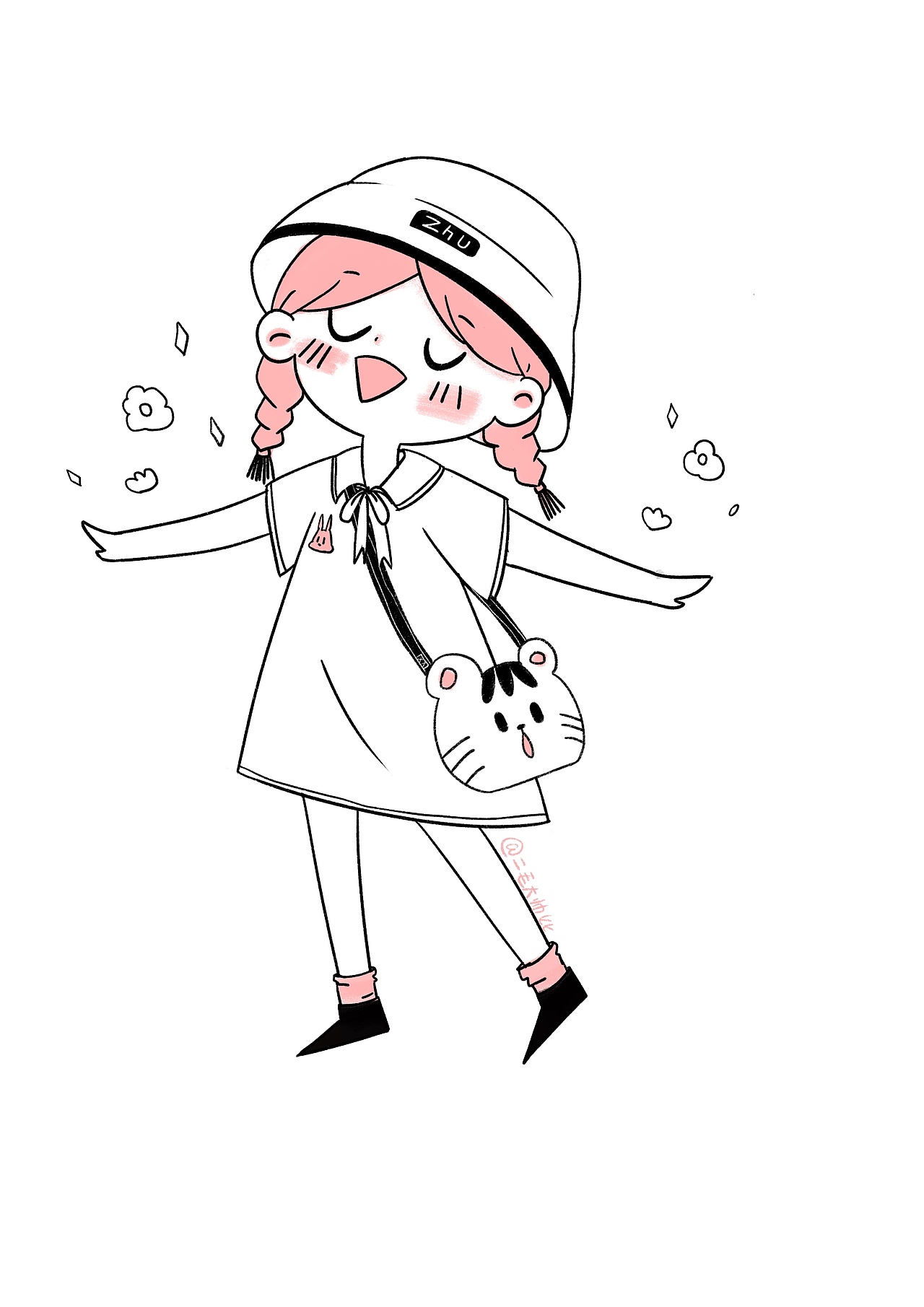 之前的ipad 摸鱼（图ZMjE2MDg1OTI0） - 商业插画 - 站酷设计师二毛大帅比原创素材 - 站酷ZCOOL