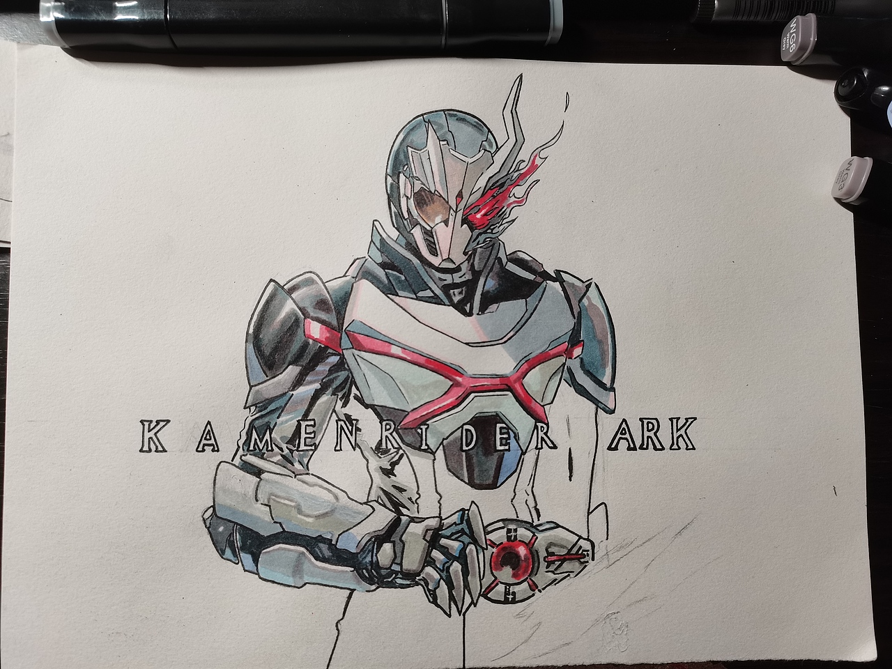 假面骑士亚克1手绘