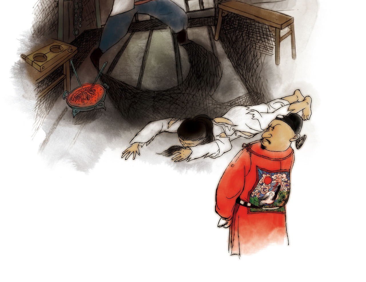 原创作品:《巴金儿童文学作品》插图(已出版)