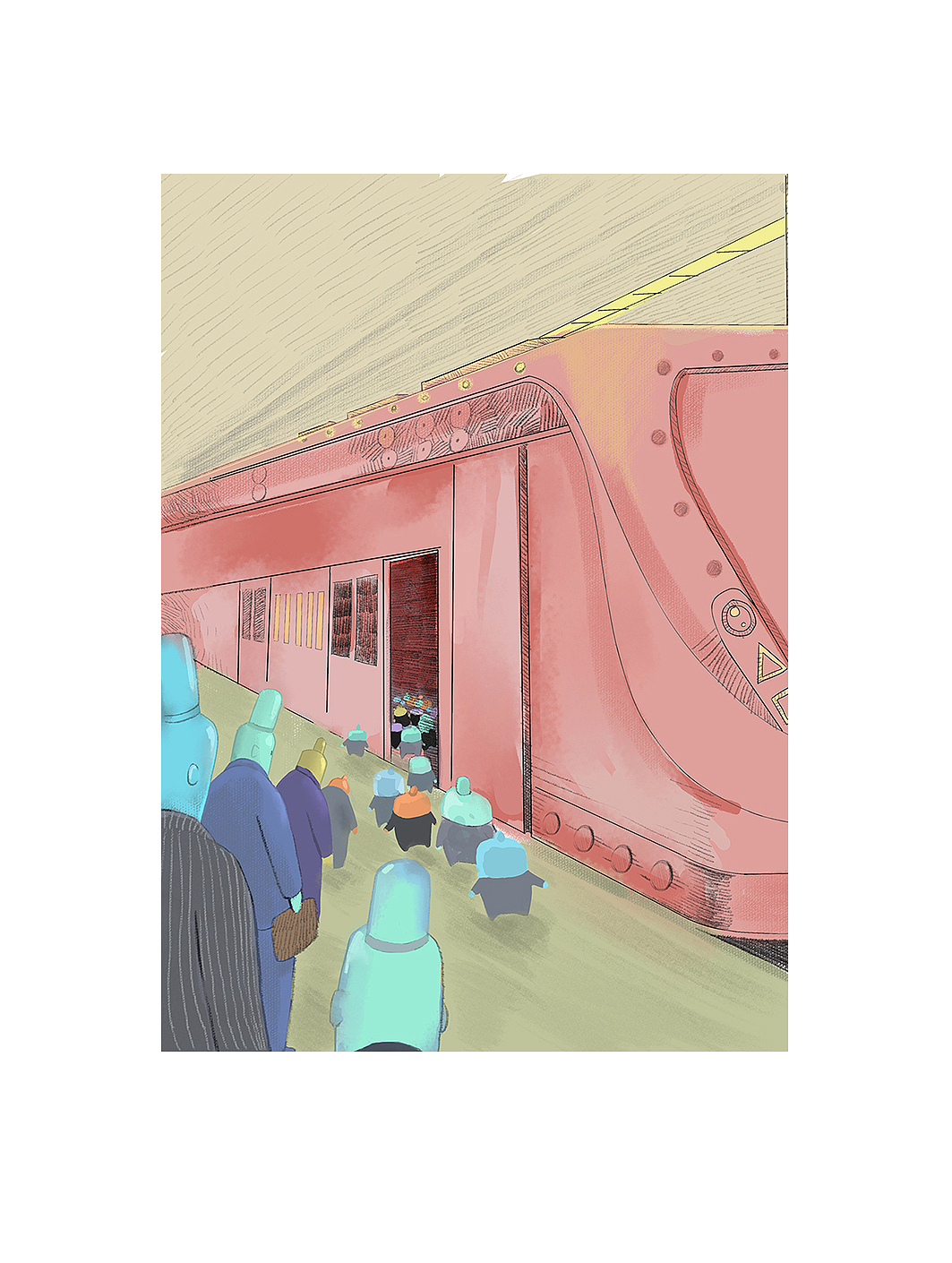 毕业设计/《透明人》绘本（图ZODA4NDMxNDQ=） - 商业插画 - 站酷设计师寸铁原创素材 - 站酷ZCOOL
