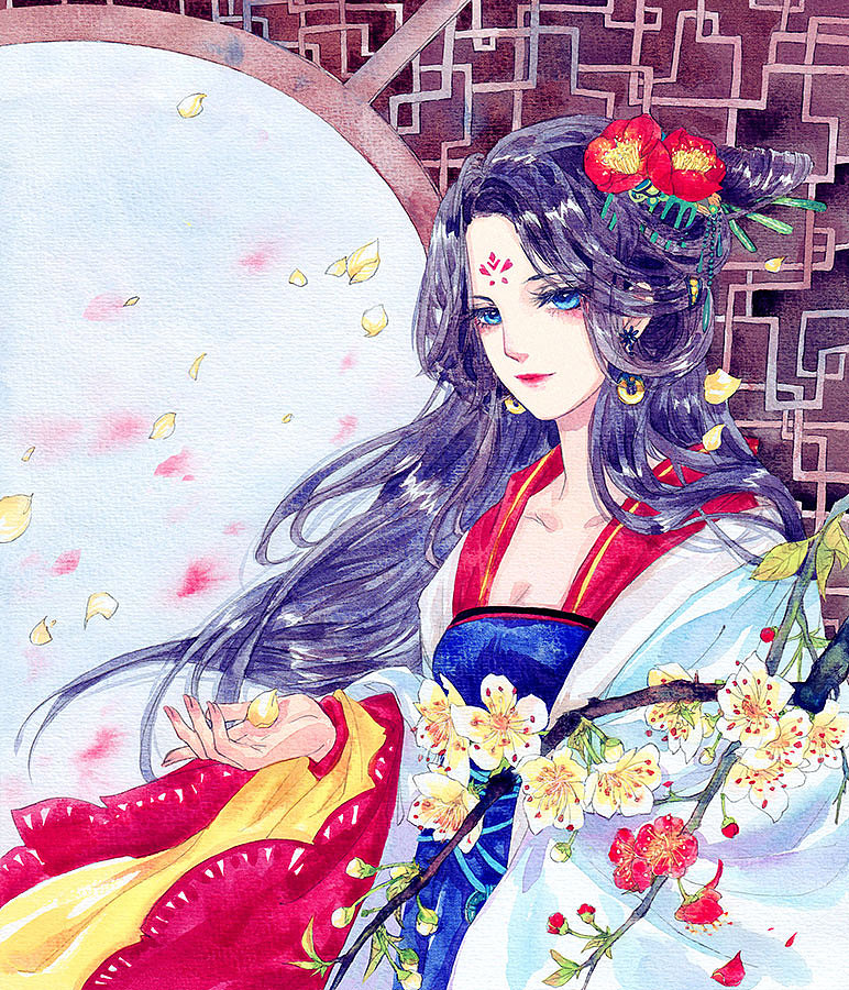 古风图集（图ZMTIwMDkzOTY=） - 商业插画 - 站酷设计师灵葉原创素材 - 站酷ZCOOL