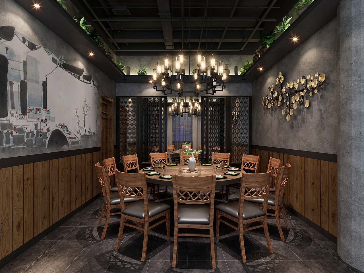 深圳湘菜馆设计 深圳湘菜馆装修 湖南菜设计装修公司