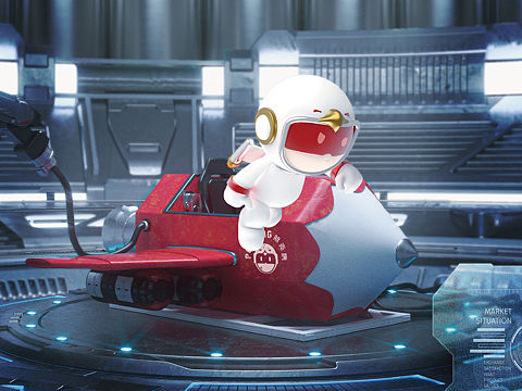 原创潮玩IP︱在元宇宙冒险的机器人