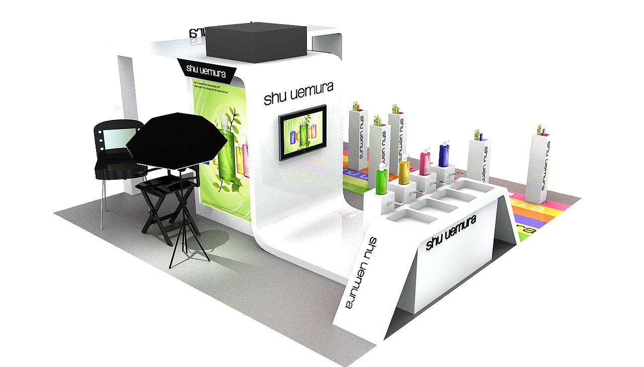 shu&nbsp;uemura&nbsp;2011限量版洁颜油展台