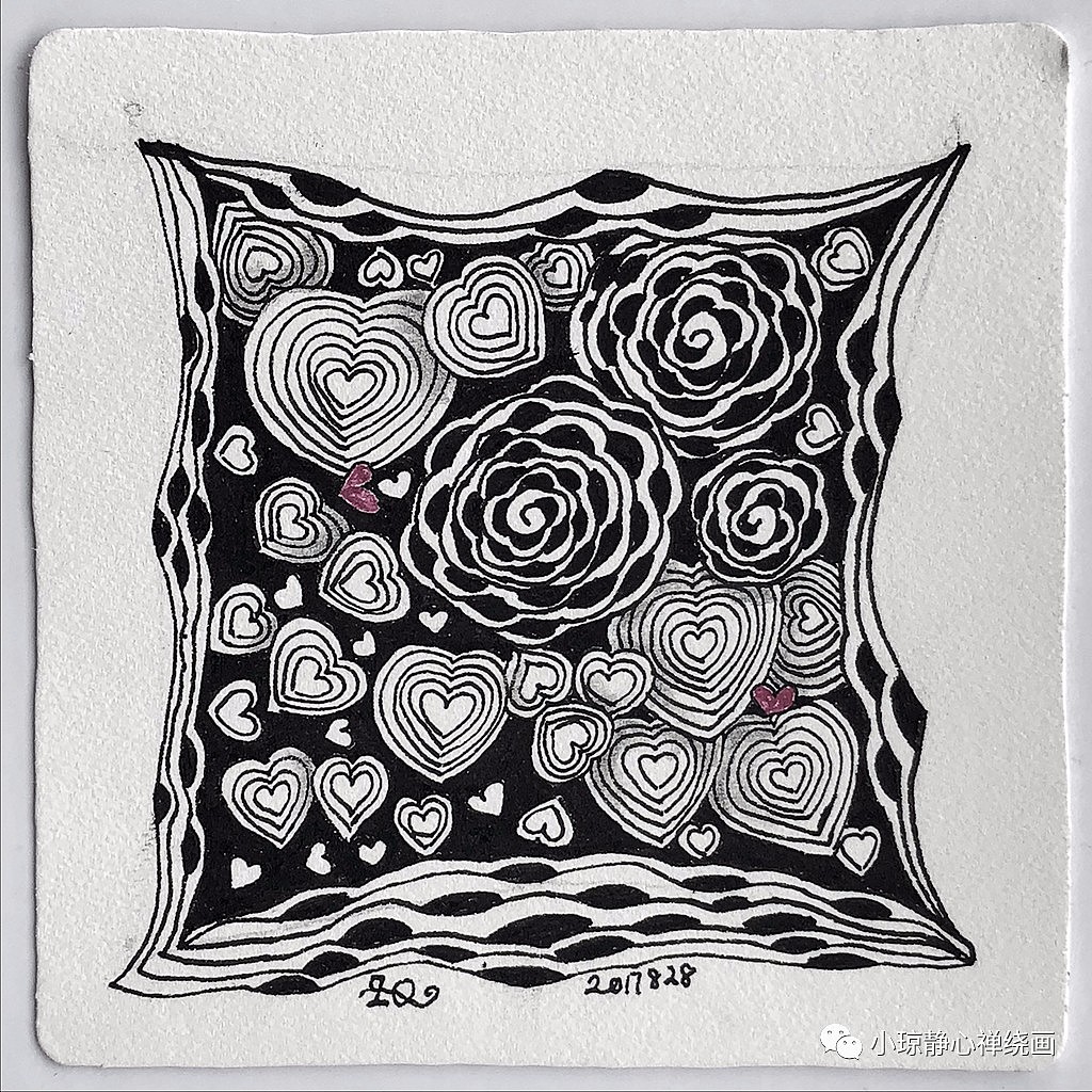 禅绕画（图ZMTIzMTg1NjIw） - 绘画 - 站酷设计师小琼静心禅绕画原创素材 - 站酷ZCOOL