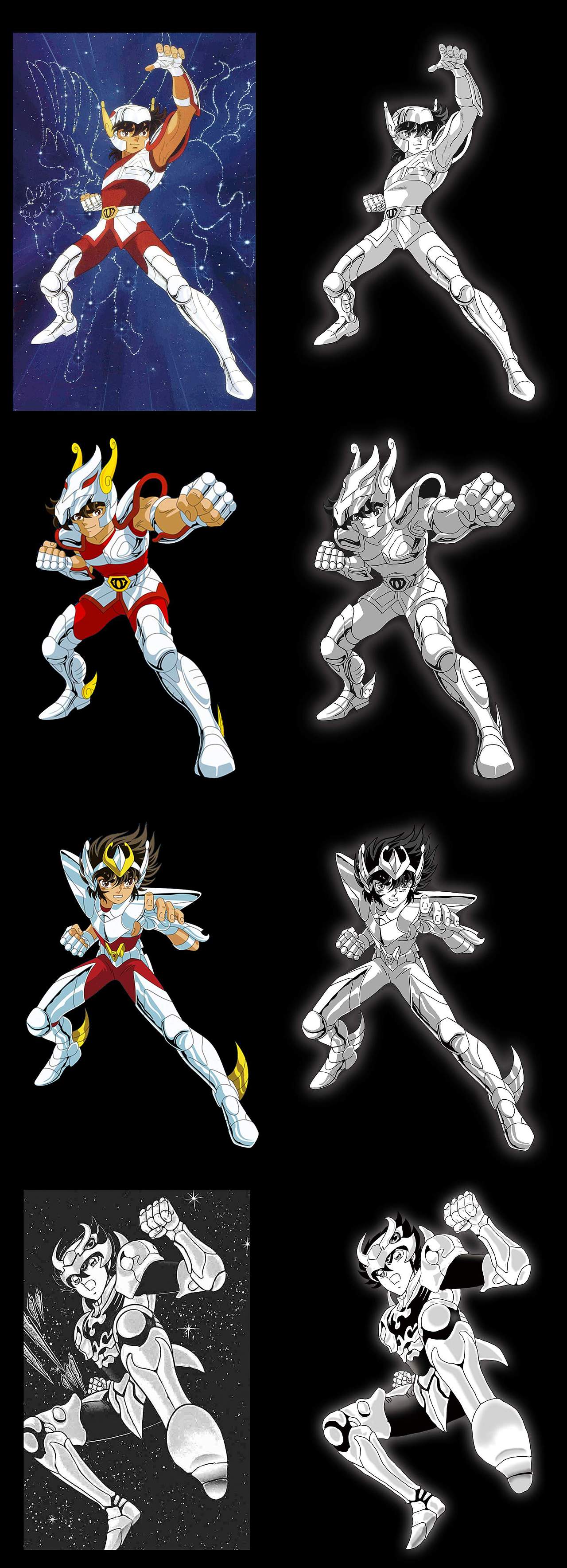 星矢和"翔"线搞练习(附a3原图)