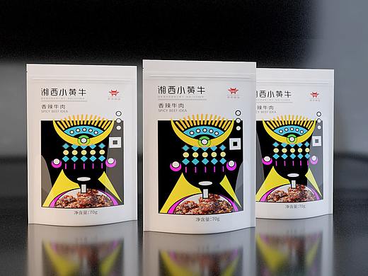 《文化休闲牛肉食品包装设计》