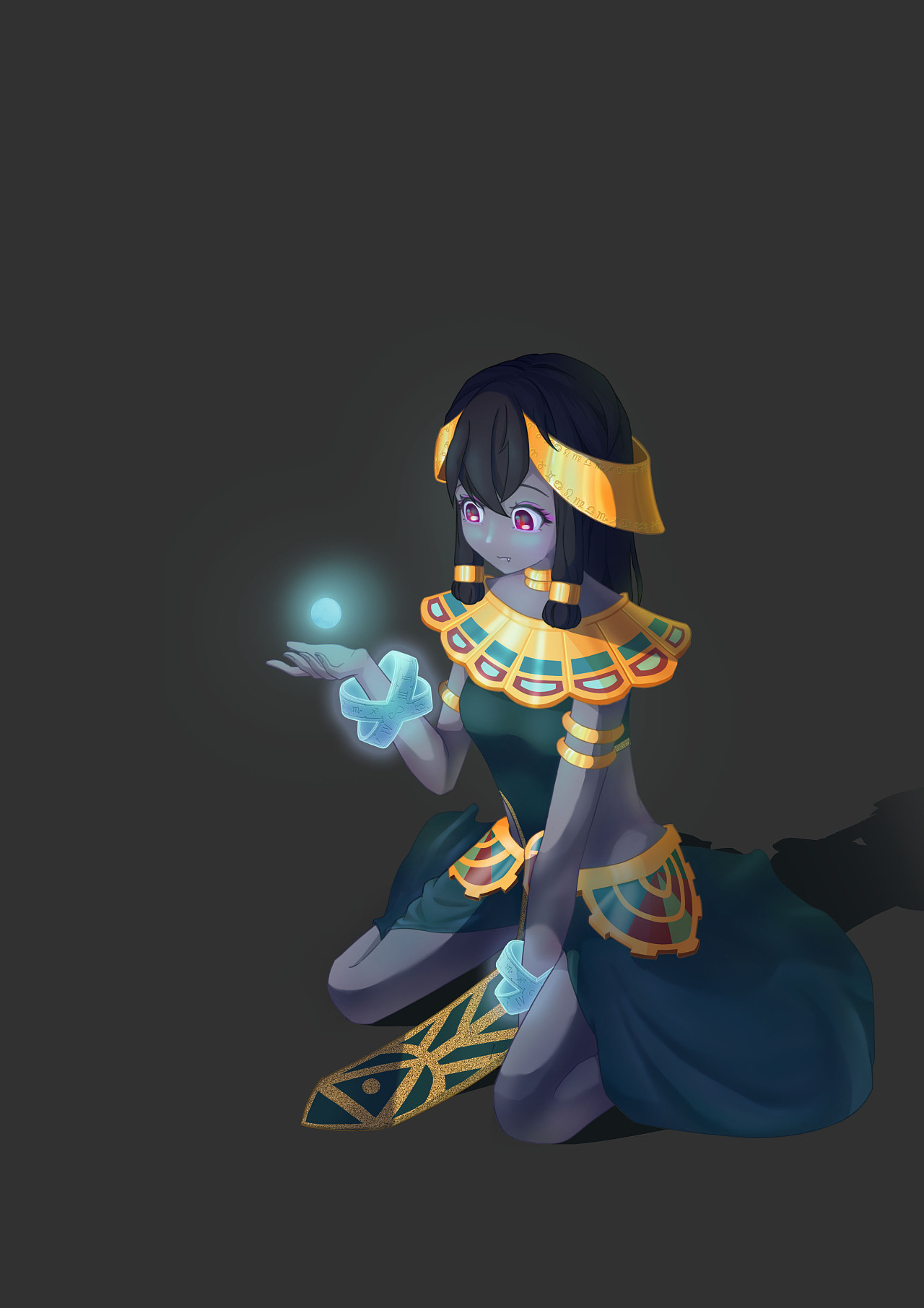 第一次画埃及风|插画|创作习作|nicole_ay - 原创作品 - 站酷 (zcool)