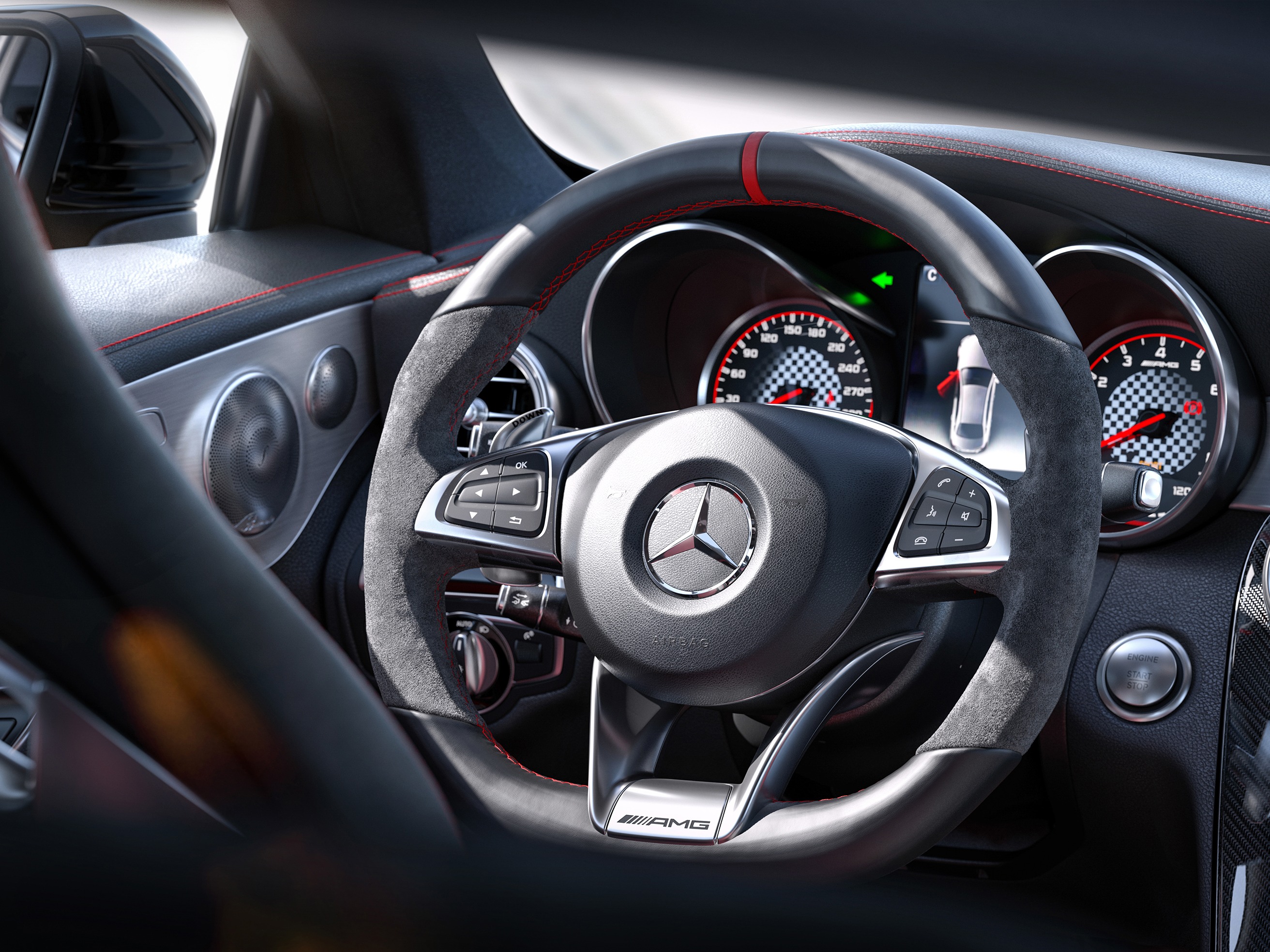 CGI  -Benz C63s Coupe Interior