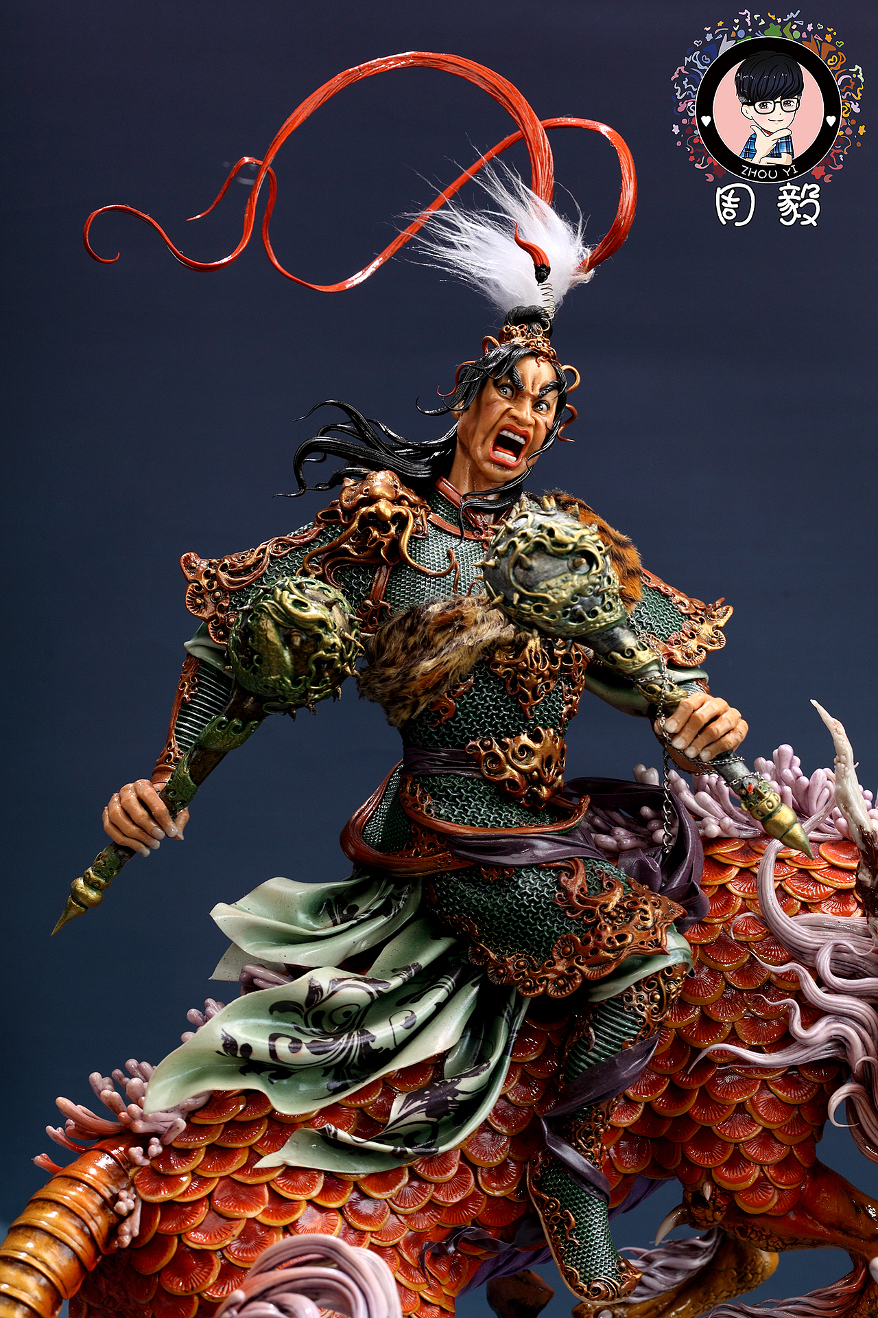 周毅面塑——美食美图之_李元霸——原来蒸熟后的面团也可以气拔山河（图ZMjMyMzMyNTY=） - 手办/模玩 - 站酷设计师糖王周毅原创素材 - 站酷ZCOOL