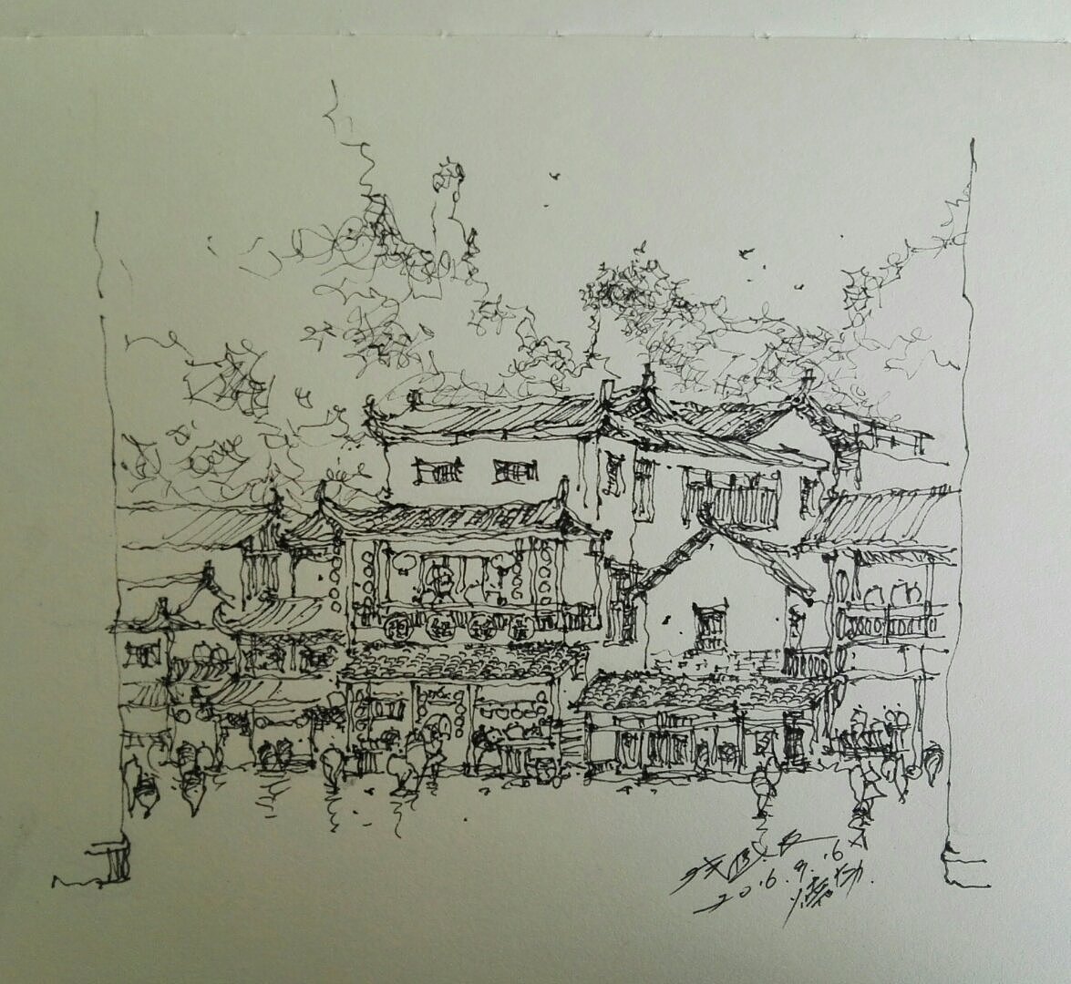 湘西德夯苗寨,边城写生