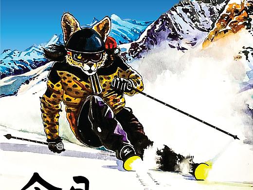 【原创暖心插画】有雪季 不猫冬