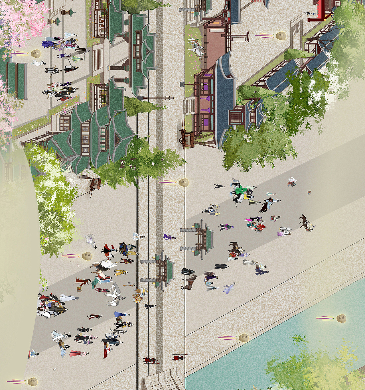 逆水寒江湖长条（图ZMjM4MTczMDA4） - 商业插画 - 站酷设计师郭小天__原创素材 - 站酷ZCOOL