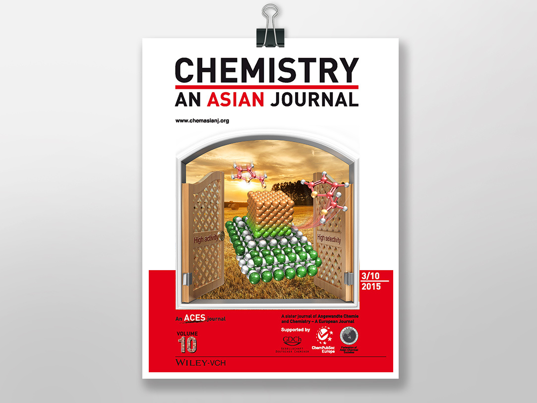 科研杂志chemistry An Asian journal 论文封面设