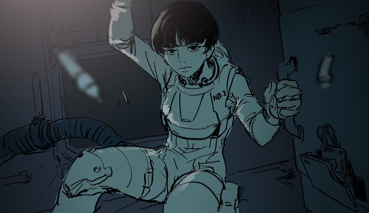 绘画练习|插画|创作习作|巴比伦塔_原创作品-站酷zcool