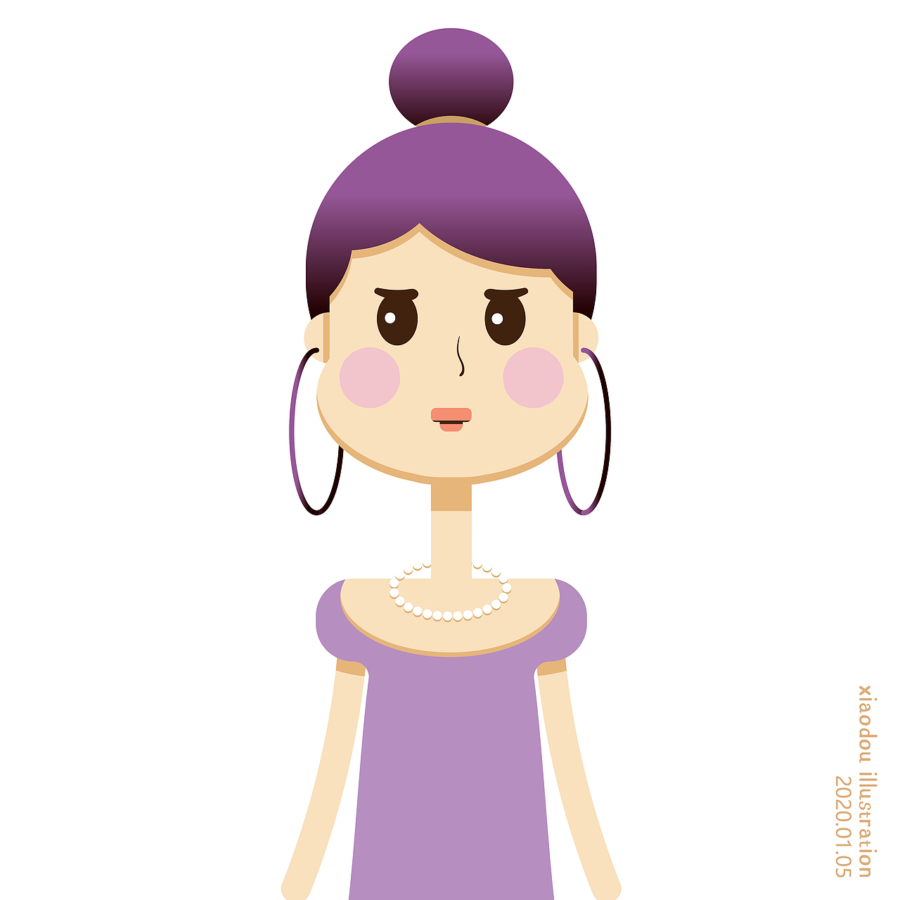 扁平风人物小头像（图ZMTkyMjc2MDMy） - 创作习作 - 站酷设计师嫚子xdd原创素材 - 站酷ZCOOL