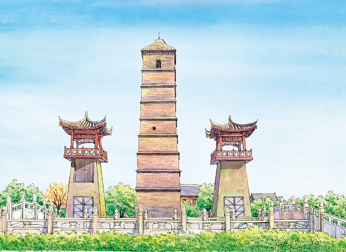 圣城洛阳||洛阳无处不飞花（图ZMjE1NjM0ODcy） - 商业插画 - 站酷设计师YOYO鹿瑶原创素材 - 站酷ZCOOL