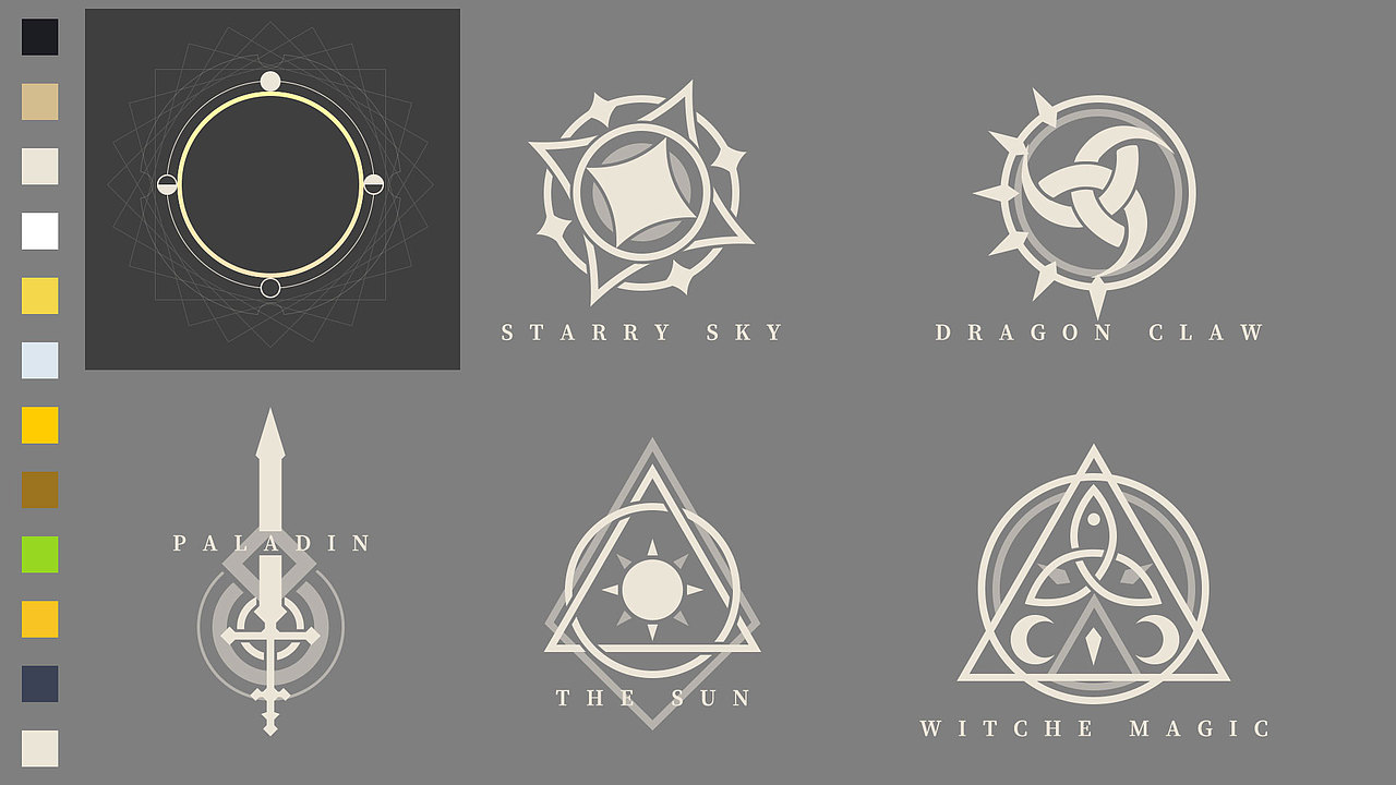 记录一下之前在公司闭关做风格稿的一些废稿（图ZMjU1NDMyNzIw） - 游戏UI - 站酷设计师羊_YANG原创素材 - 站酷ZCOOL