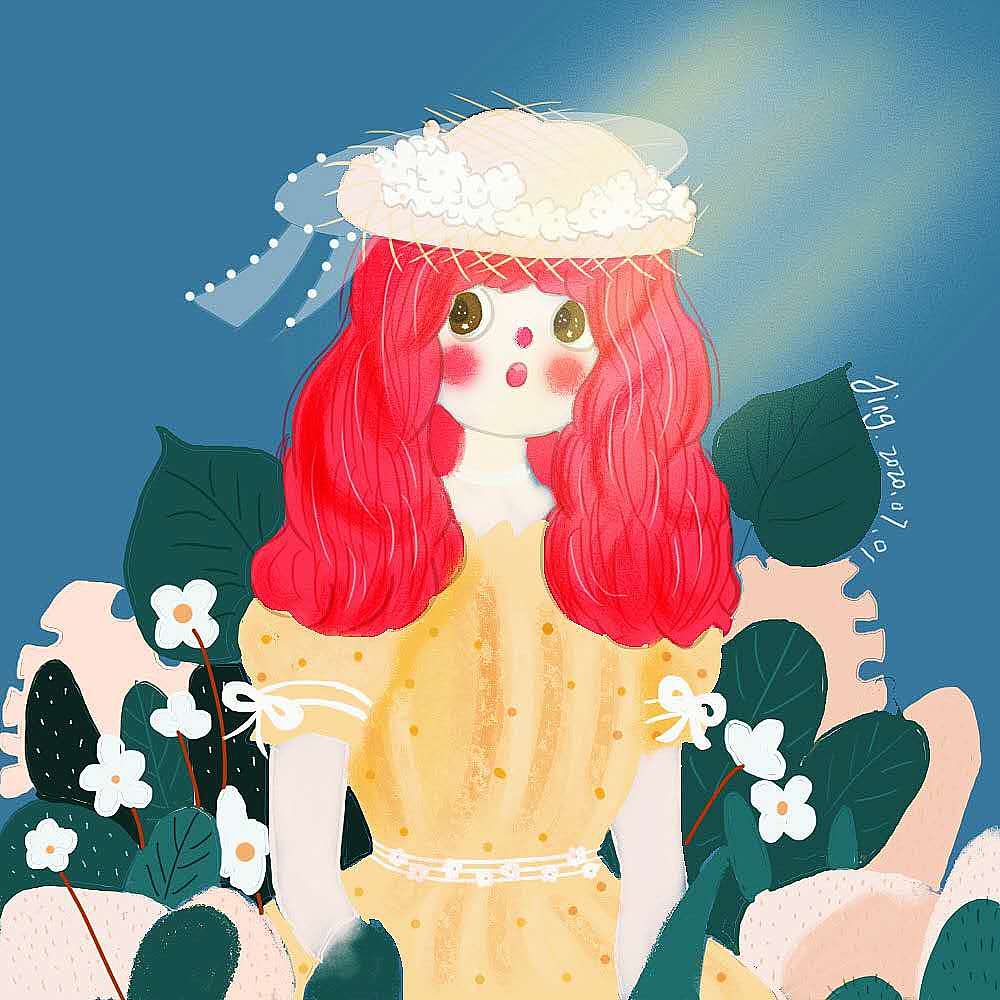 去野餐的小姐姐