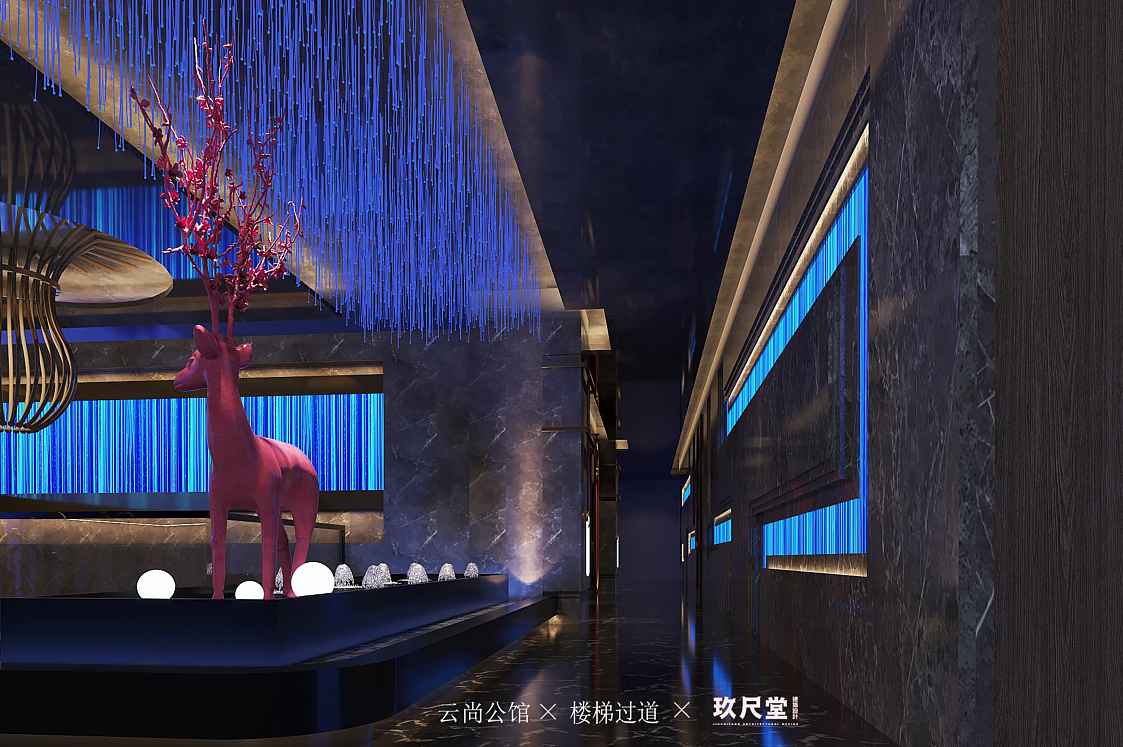 『云尚公馆』高端足疗洗浴会所效果图（图ZMjcxMjQ3ODM2） - 商业空间设计 - 站酷设计师九尺堂建筑设计原创素材 - 站酷ZCOOL