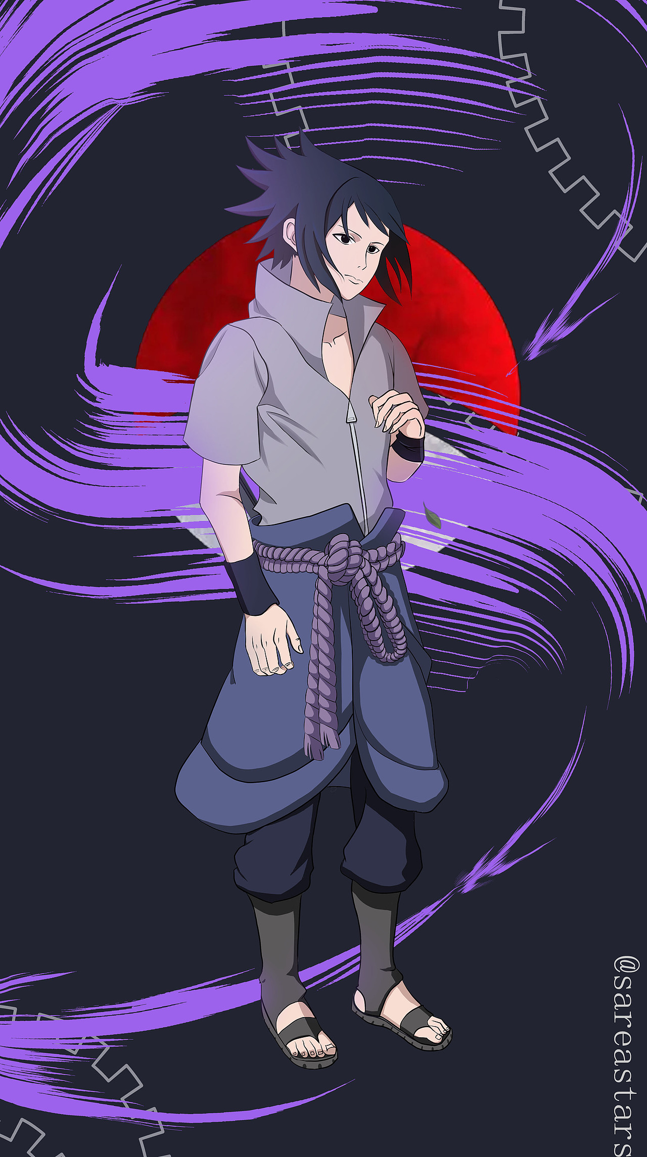 UCHIHA SASUKE（图ZMjYwMzAxMjI4） - 其他动漫 - 站酷设计师SareaStars原创素材 - 站酷ZCOOL