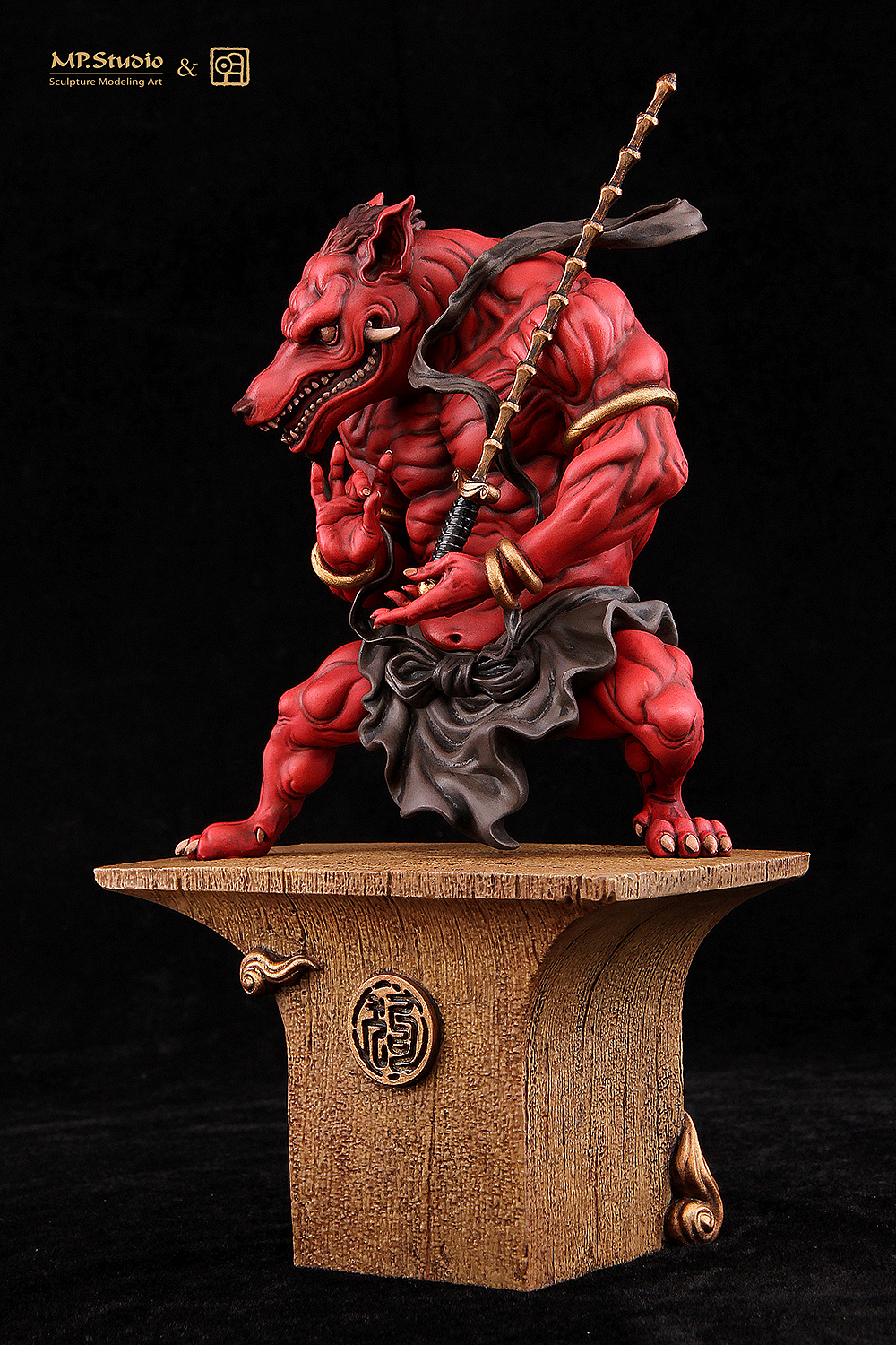 MP Studio & 明子 十二神兽系列作品《摆尾忠勇仙》（图ZMTA1NjU3NjQ0） - 手办/模玩 - 站酷设计师避世伯爵原创素材 - 站酷ZCOOL