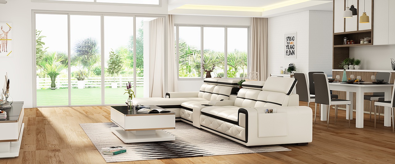 北欧简约风格系列之皮艺沙发