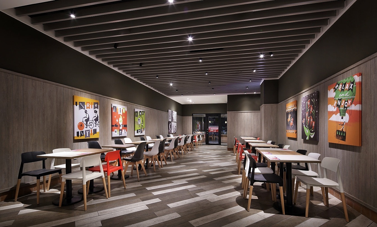KFC餐厅空间设计，百胜集团&艺鼎设计，共同延续经典 | 艺鼎设计-建E网设计案例
