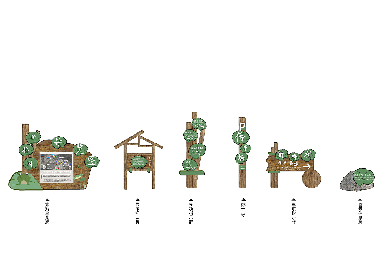 村庄标识、节点打造