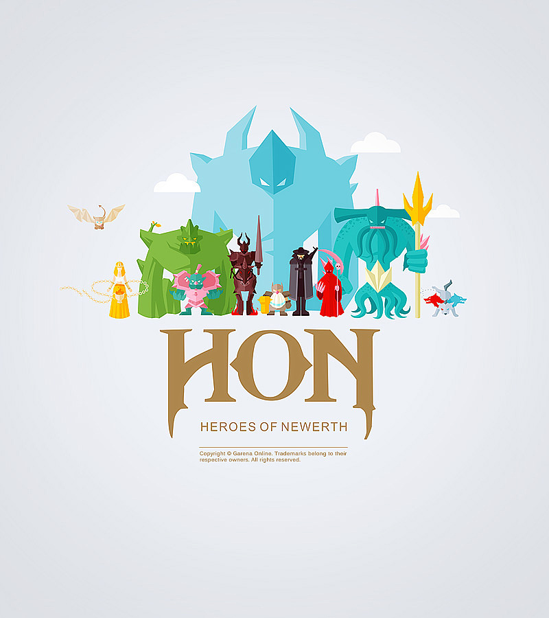 给公司T裇设计的插画图案（图ZMTg0Nzg4Mjg=） - 图案 - 站酷设计师i-noo原创素材 - 站酷ZCOOL