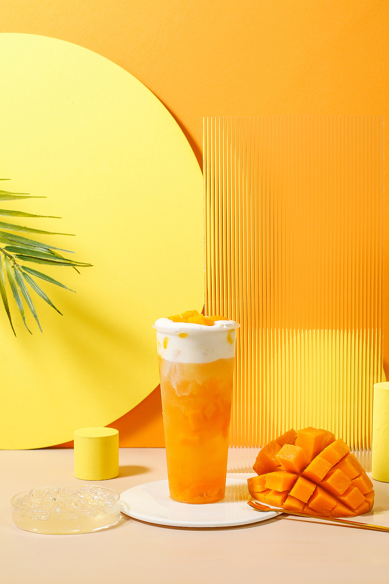 饮料饮品奶盖茶柠檬茶拍摄摄影