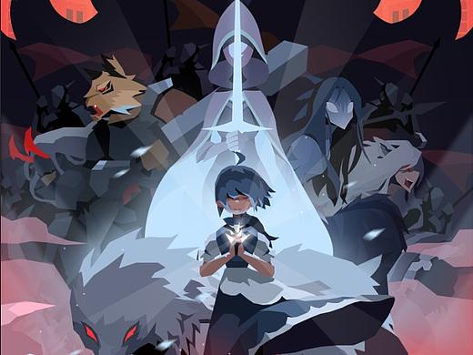 白狼少女的海报
