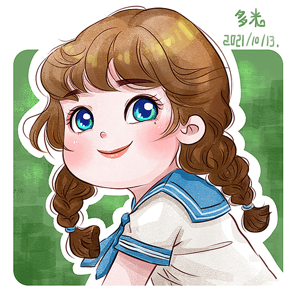 一些给朋友画的头像（图ZMjc2ODQ2NzQ0） - 绘本 - 站酷设计师若叶多米原创素材 - 站酷ZCOOL