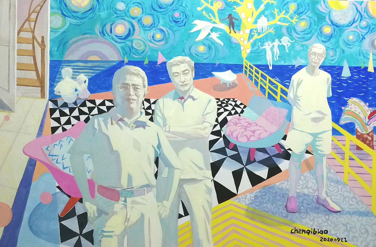 来，我们一起看星星（图ZMjI2MDUwNDUy） - 绘画 - 站酷设计师陈其彪原创素材 - 站酷ZCOOL