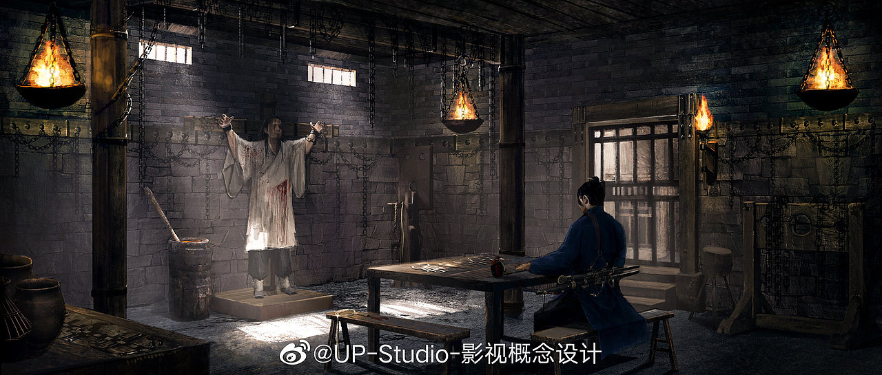 up studio古装戏—— 影视概念设计班学生气氛图作品