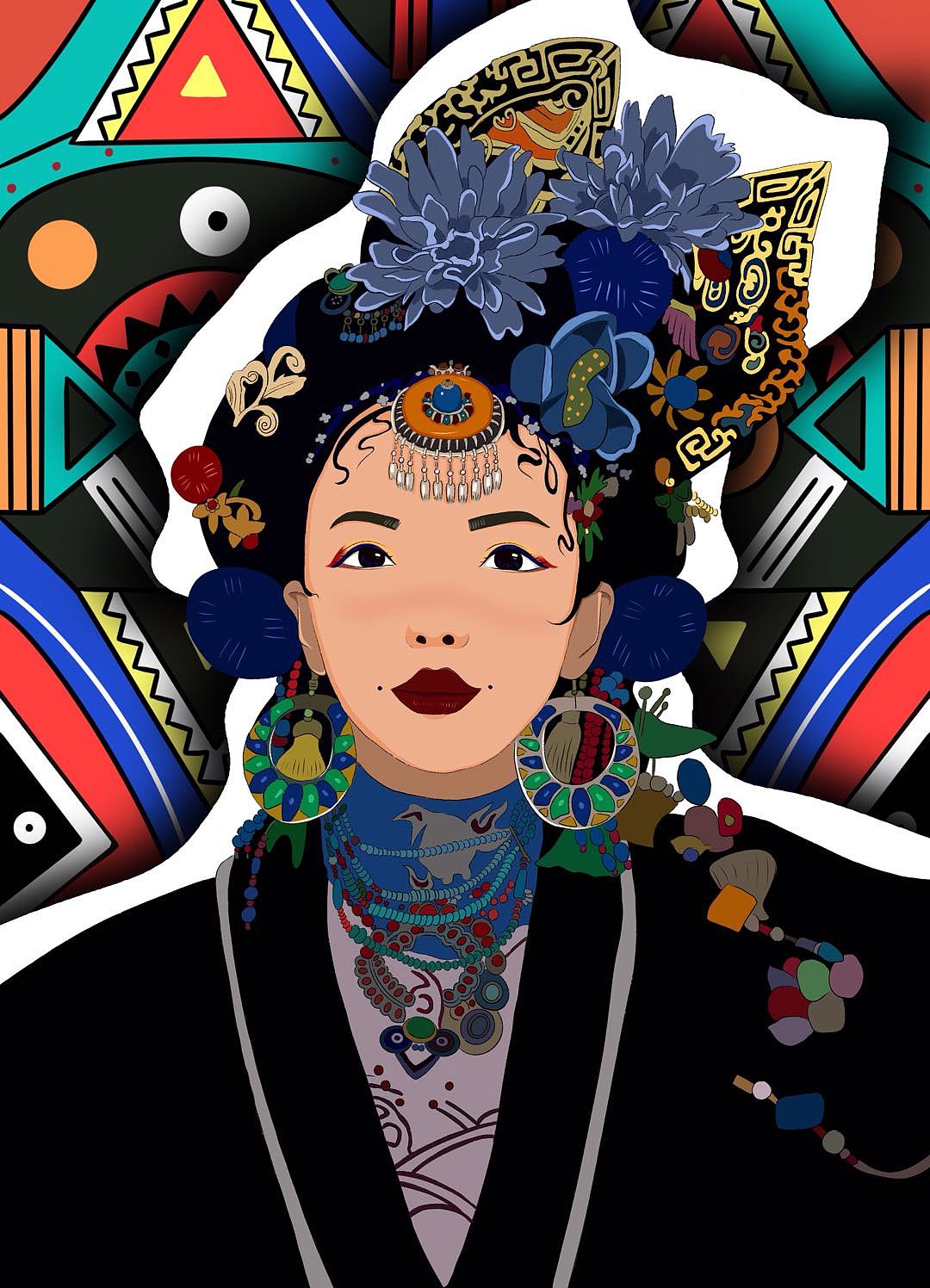 写实风手绘插画人物24