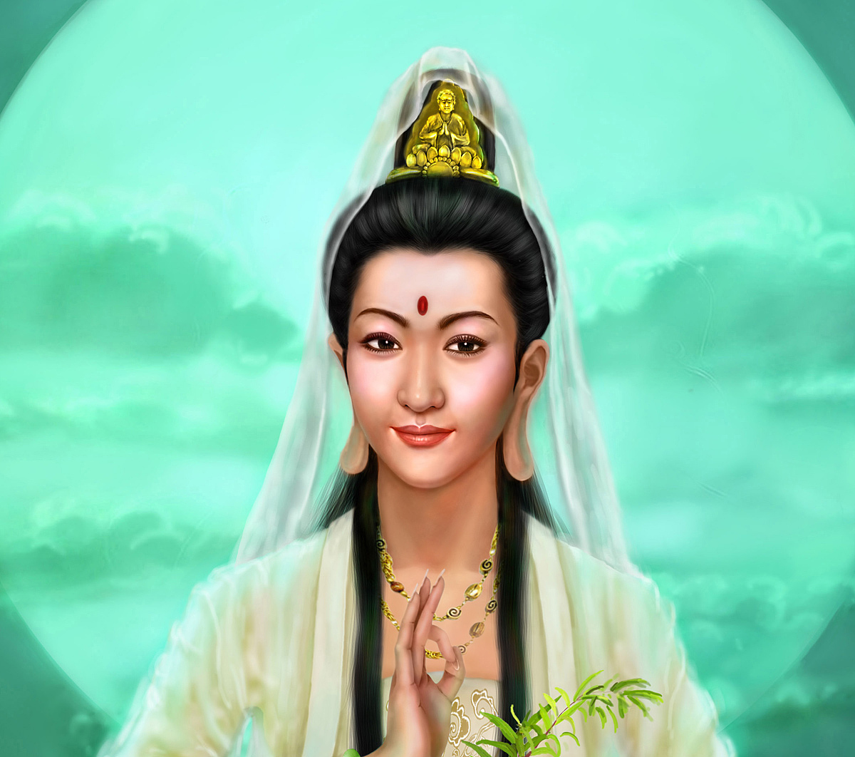 帝王-刘邦、菩萨-观音 插画