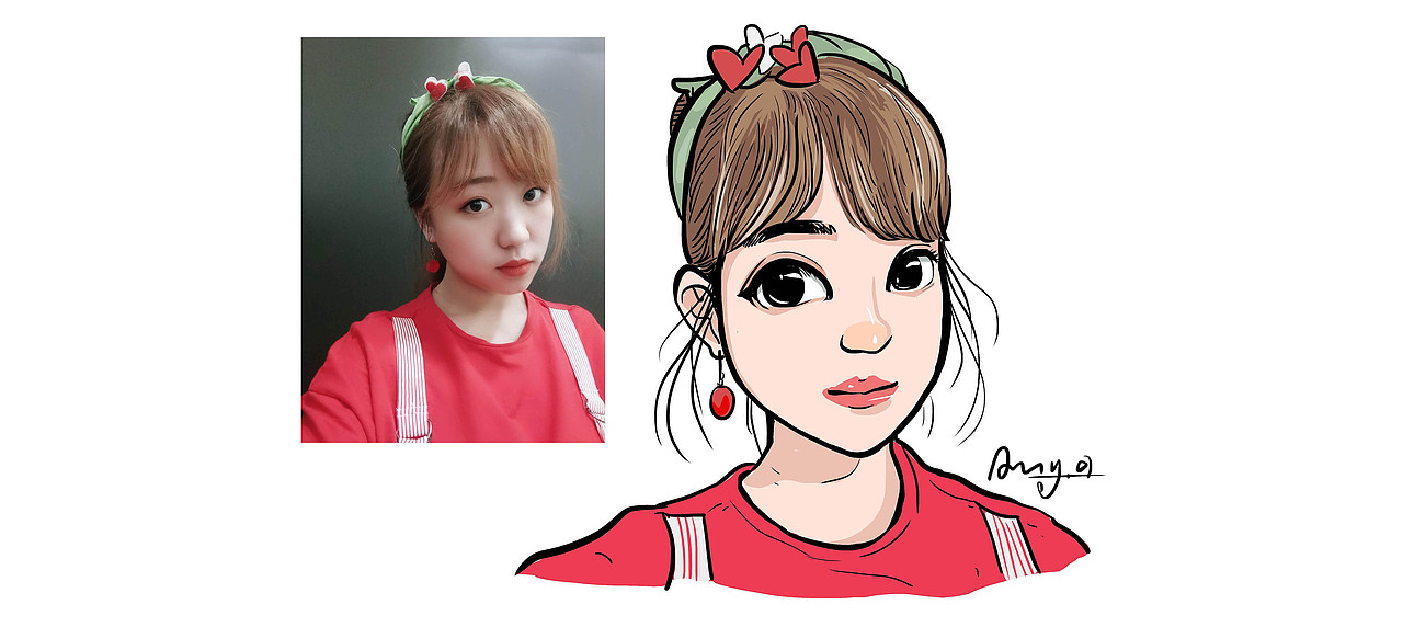 2018年7月头像绘 by Amy.a