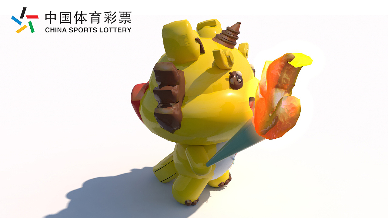 吉祥物“龙龙”——龙马精神