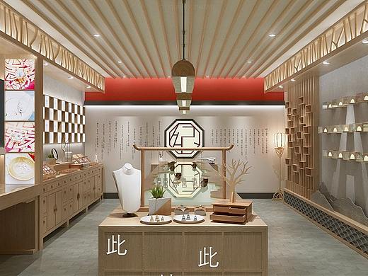 中国风饰品店门店形象设计/巢派设计
