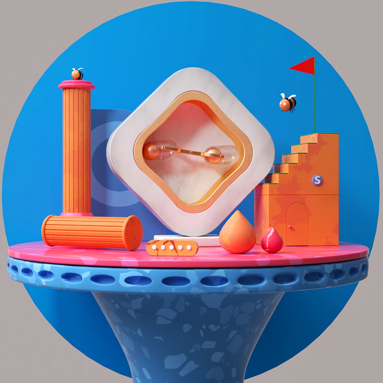 c4d小动画合集|三维|其他三维|愤怒的黑米 - 原创作品 - 站酷 (zcool)