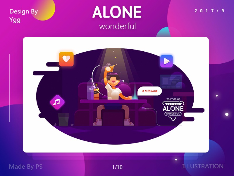 Ygg —Live Alone Illustration