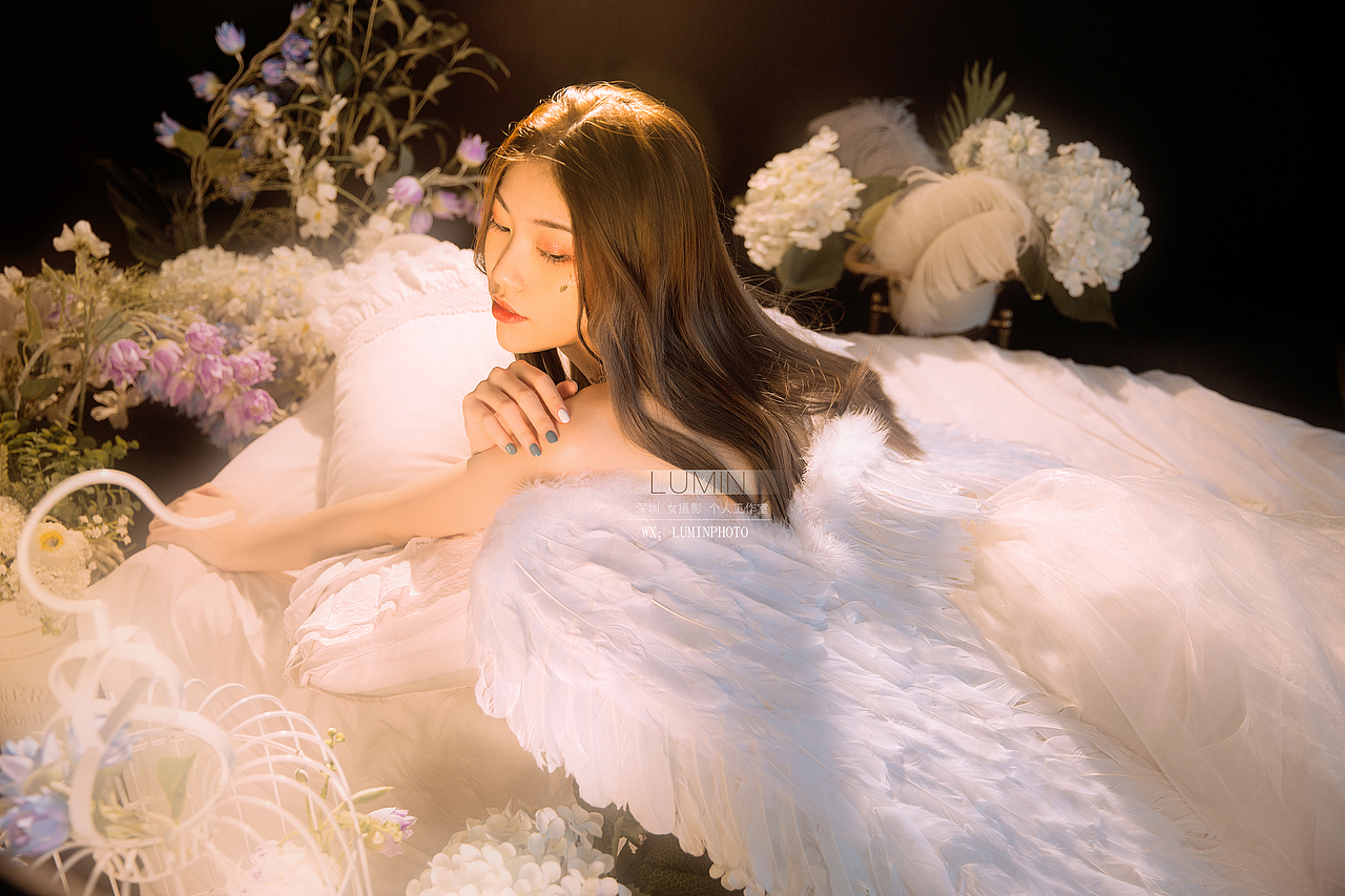发丝发光仙写真 少女与花 羽毛翅膀 深圳写真约拍（图ZMjc2MzQ5NTA0） - 人像摄影 - 站酷设计师深圳女摄LUMIN原创素材 - 站酷ZCOOL